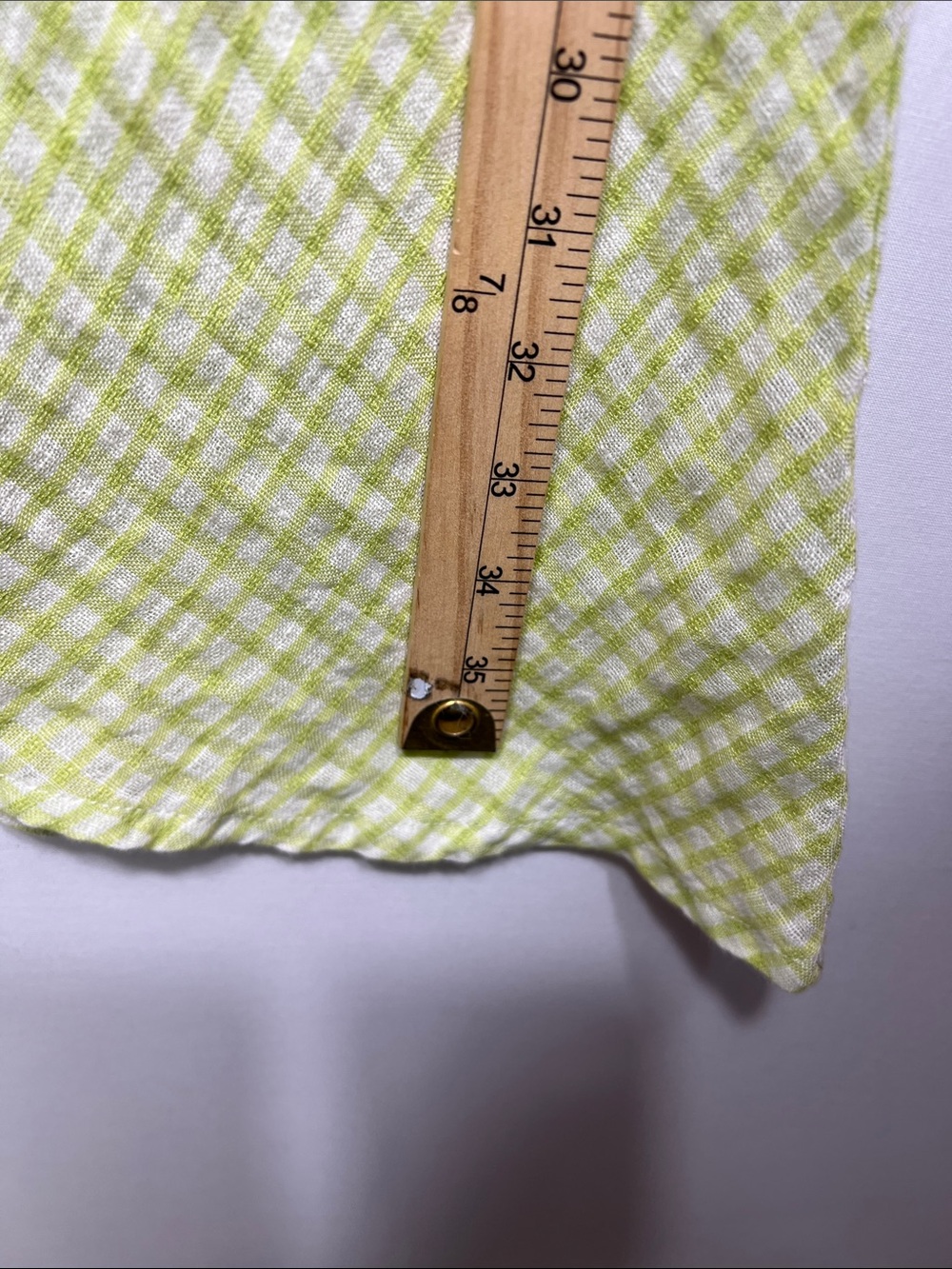 FLAX Light Green Sleeveless V-Neck Tunic Top - Picture 9 of 10